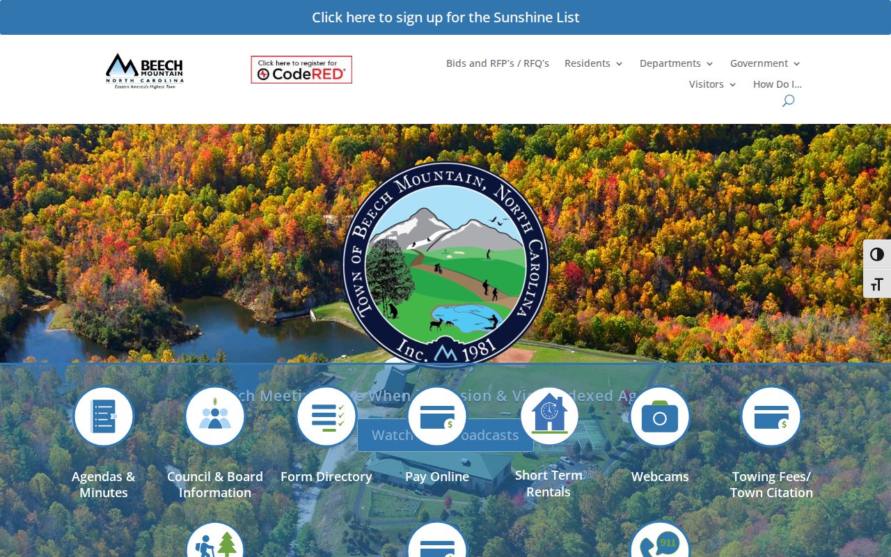 Town of Beech Mountain police source for local criminal records